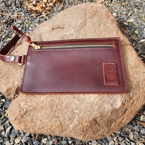 Portland Leather NWOT (Cognac) Adriana Pouch.